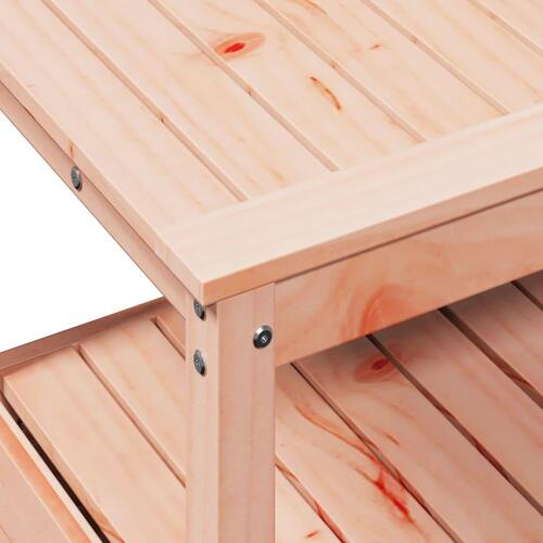 Plantebord med hylder 82,5x45x81 cm massivt douglasgran