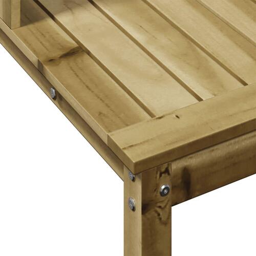 Plantebord med hylder 82,5x50x109,5 cm imprægneret fyrretræ