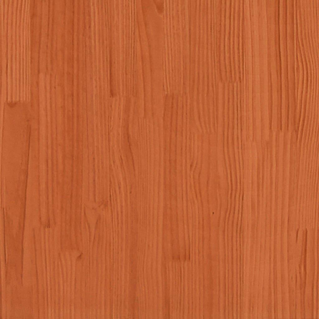 Plantebord med hylder 82,5x50x109,5 cm massivt fyrretræ brun