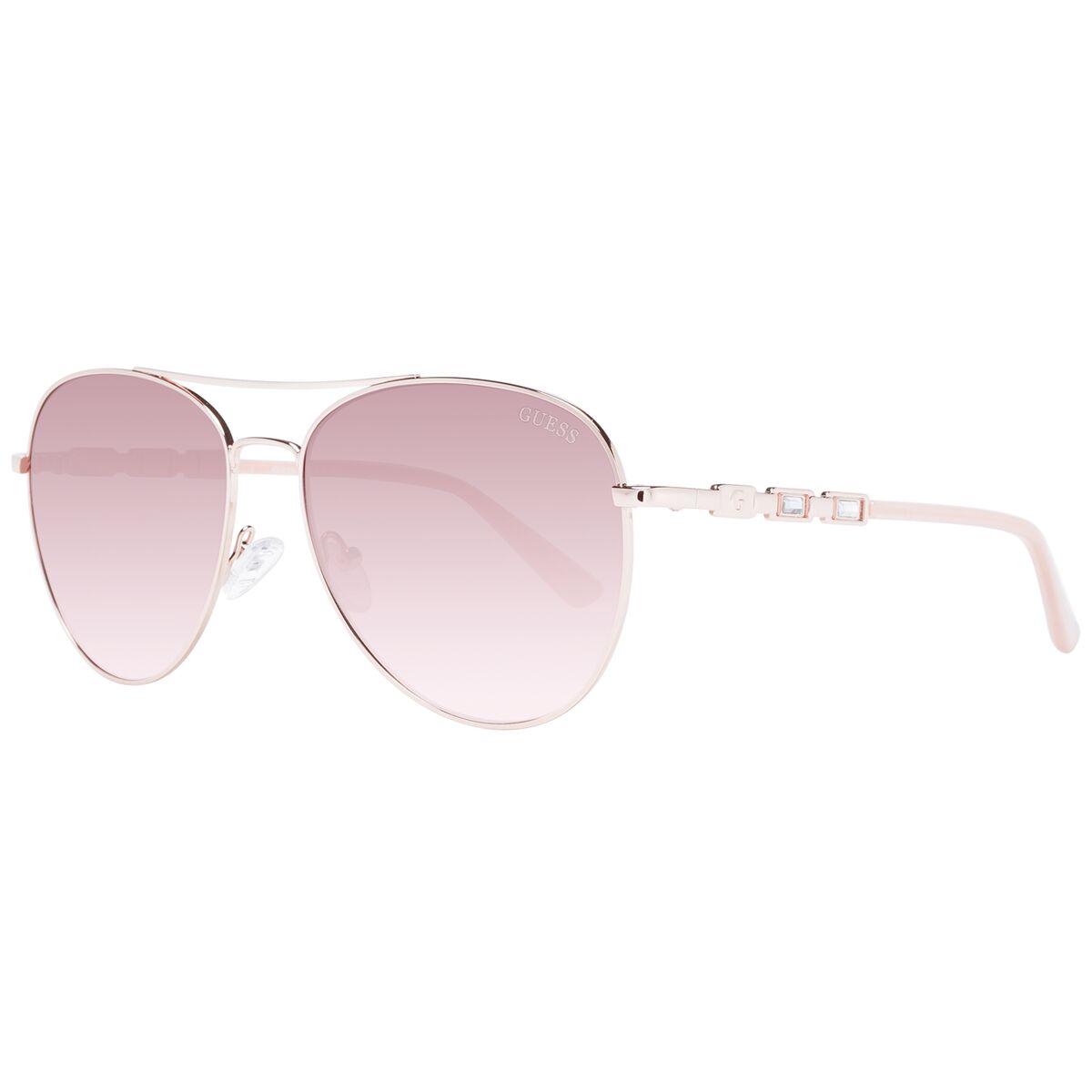 Guess solbriller til kvinder GF6143 5928F - aviator i rosa