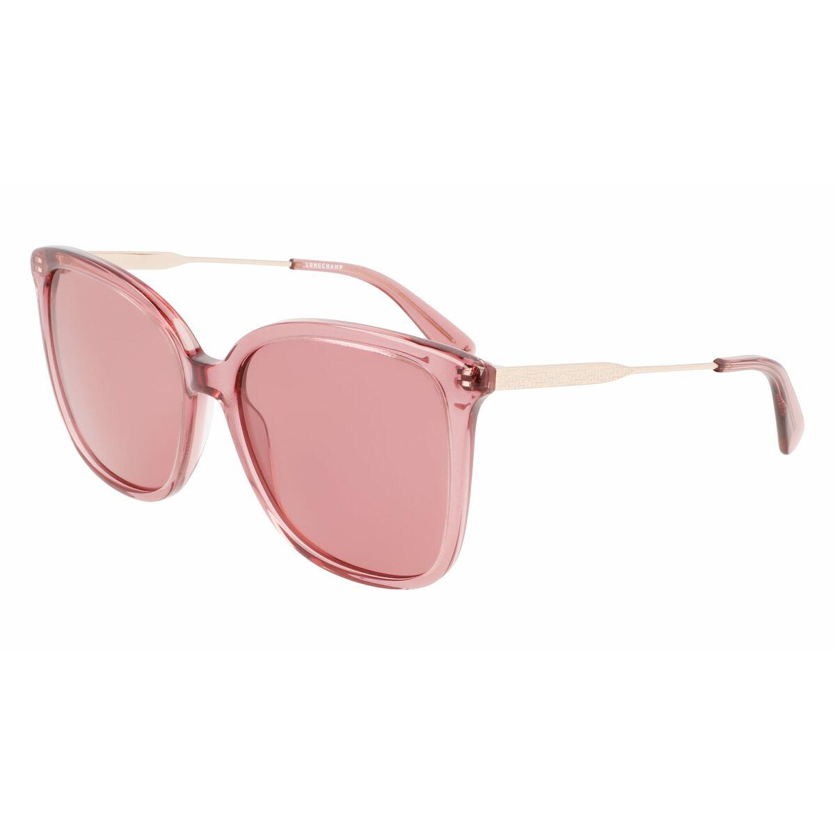 Longchamp LO706S-610 dame-solbriller, pink - ø 57 mm