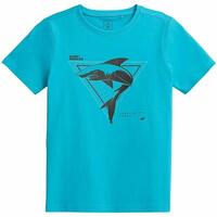 Børne Kortærmet T-shirt 4F Print 14-15 år