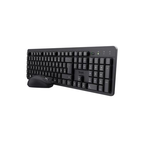 Tastatur og mus Trust TKM-360 Sort Spansk qwerty