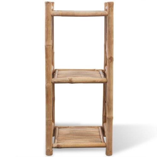Firkantet bambusreol med 3 niveauer
