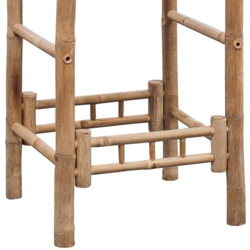 Barstole 2 stk. bambus