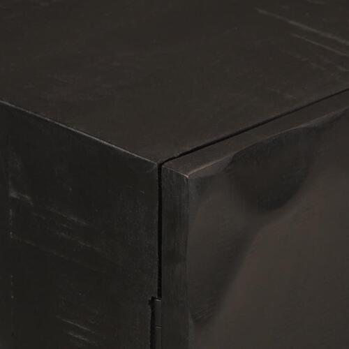Skænk 55x30x76 cm massivt mangotræ og jern sort