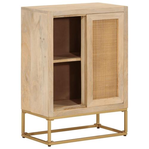 Skænk 55x30x76 cm massivt mangotræ og jern