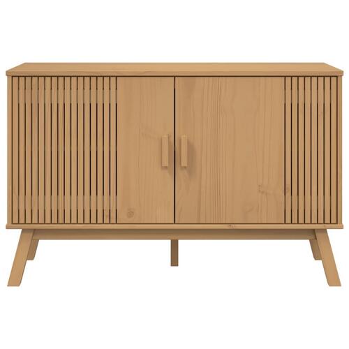 Skænk OLDEN 114x43x73,5 cm massivt fyrretræ brun