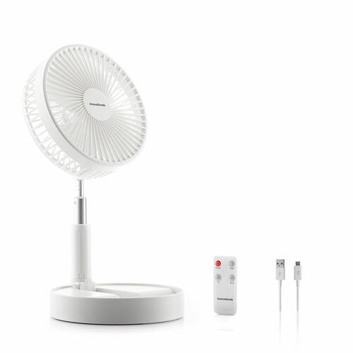 Sammenfoldelig, genopladelig 3-i-1-ventilator Fandle Ø7,7'' 7200 mAh
