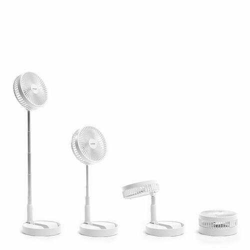 Sammenfoldelig, genopladelig 3-i-1-ventilator Fandle Ø7,7'' 7200 mAh