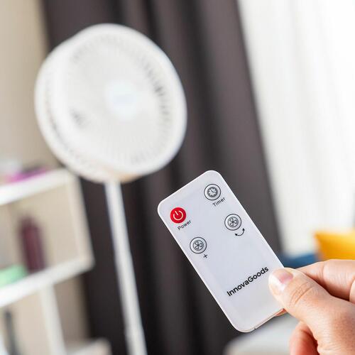 Sammenfoldelig, genopladelig 3-i-1-ventilator Fandle Ø7,7'' 7200 mAh