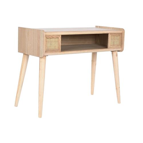 Konsol Home ESPRIT Rattan Paulonia træ 80 x 35 x 63 cm