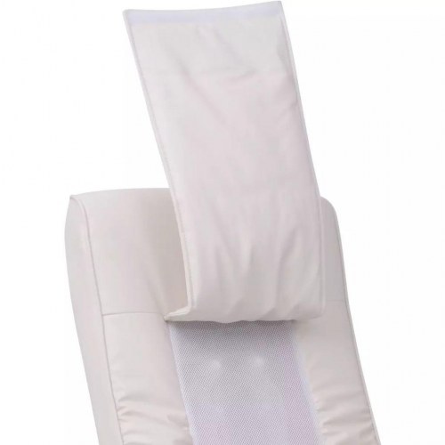 Shiatsu-massagestol kunstlæder hvid
