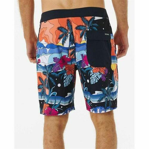 Badetøj til Mænd Rip Curl Mirage Postcards Sort 30