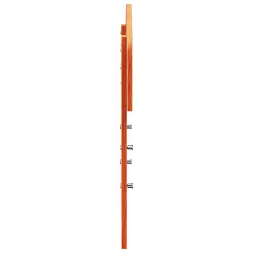 Sengegavl 75 cm massivt fyrretræ gyldenbrun