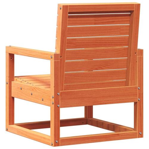 Havestol 57,5x63x76 cm massivt fyrretræ gyldenbrun