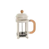 Kaffekande med stempel Home ESPRIT Hvid Natur Rustfrit stål 800 ml 15 x 10 x 22 cm