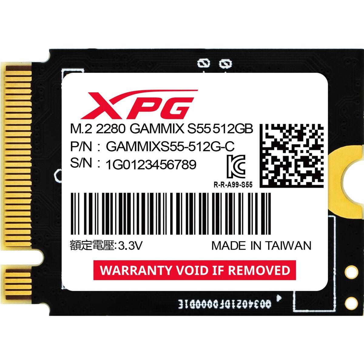 XPG GAMMIX S55 - SSD - 512 GB - intern - M.2 2230 - PCIe 4.0 x4 (NVMe)