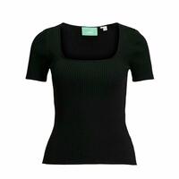 Kortærmet T-shirt til Kvinder Jack & Jones Jxsky Ss Knit Sort M