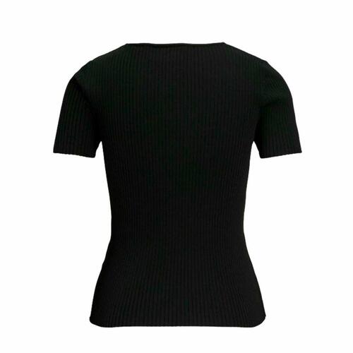 Kortærmet T-shirt til Kvinder Jack & Jones Jxsky Ss Knit Sort XS