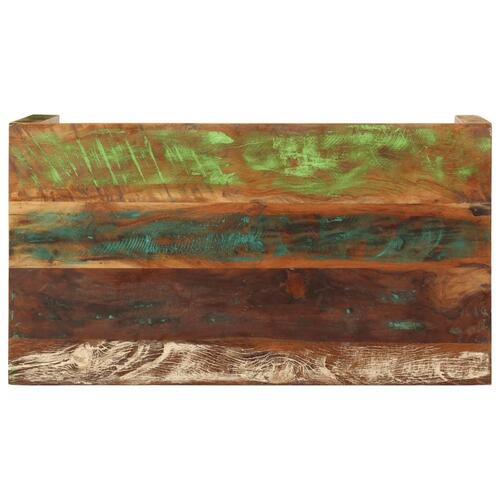 Sofabord 100x55x40 cm massivt genbrugstræ