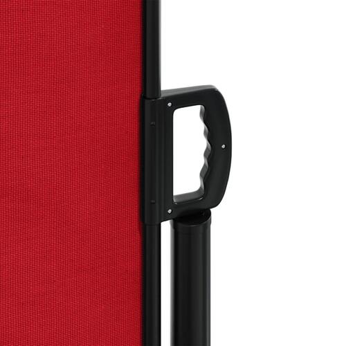 Sammenrullelig sidemarkise 180x600 cm rød