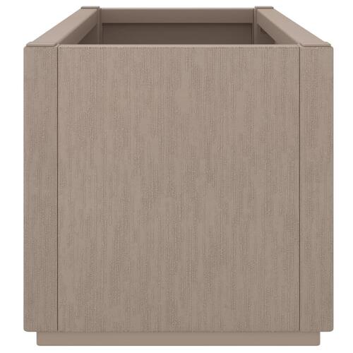 Plantekasse 80x36x35 cm PP brun