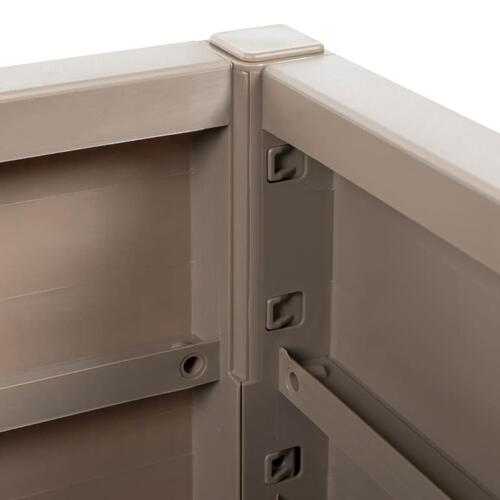 Plantekasse 80x36x35 cm PP brun