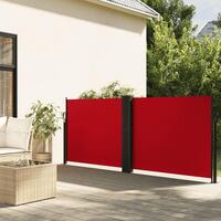 Sammenrullelig sidemarkise 120 x 600 cm red