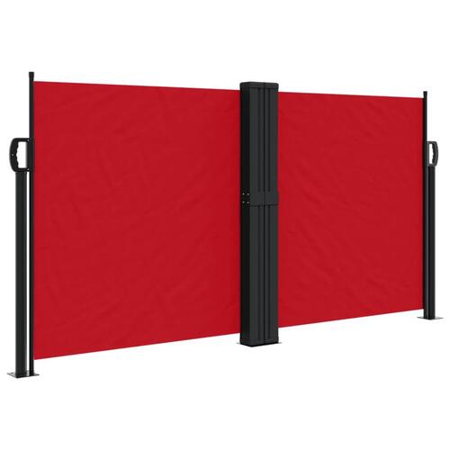 Sammenrullelig sidemarkise 120 x 600 cm red