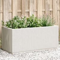 Plantekasse 80x36x35 cm PP hvid