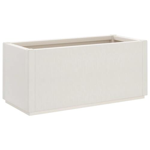 Plantekasse 80x36x35 cm PP hvid
