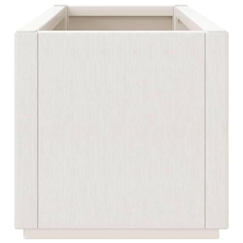 Plantekasse 80x36x35 cm PP hvid