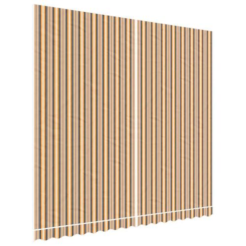 Markisedug 4x3,5 m stribet flerfarvet