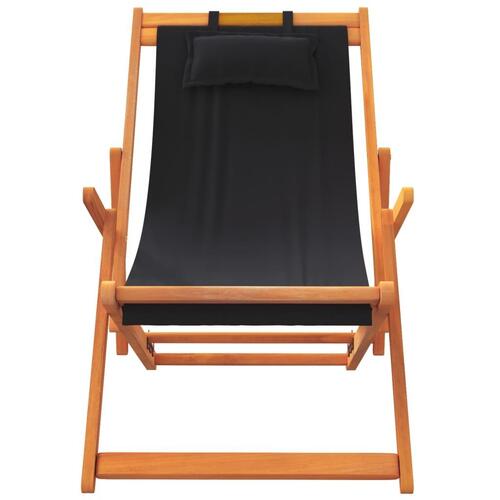 Foldbare strandstole 2 stk. stof sort