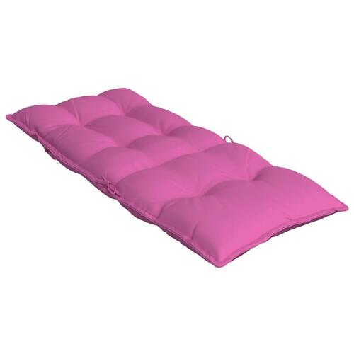 Stolehynder m. høj ryg 6 stk. oxfordstof pink