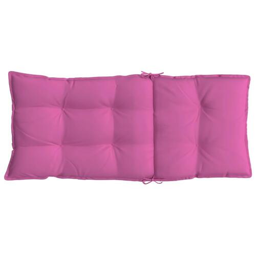 Stolehynder m. høj ryg 6 stk. oxfordstof pink