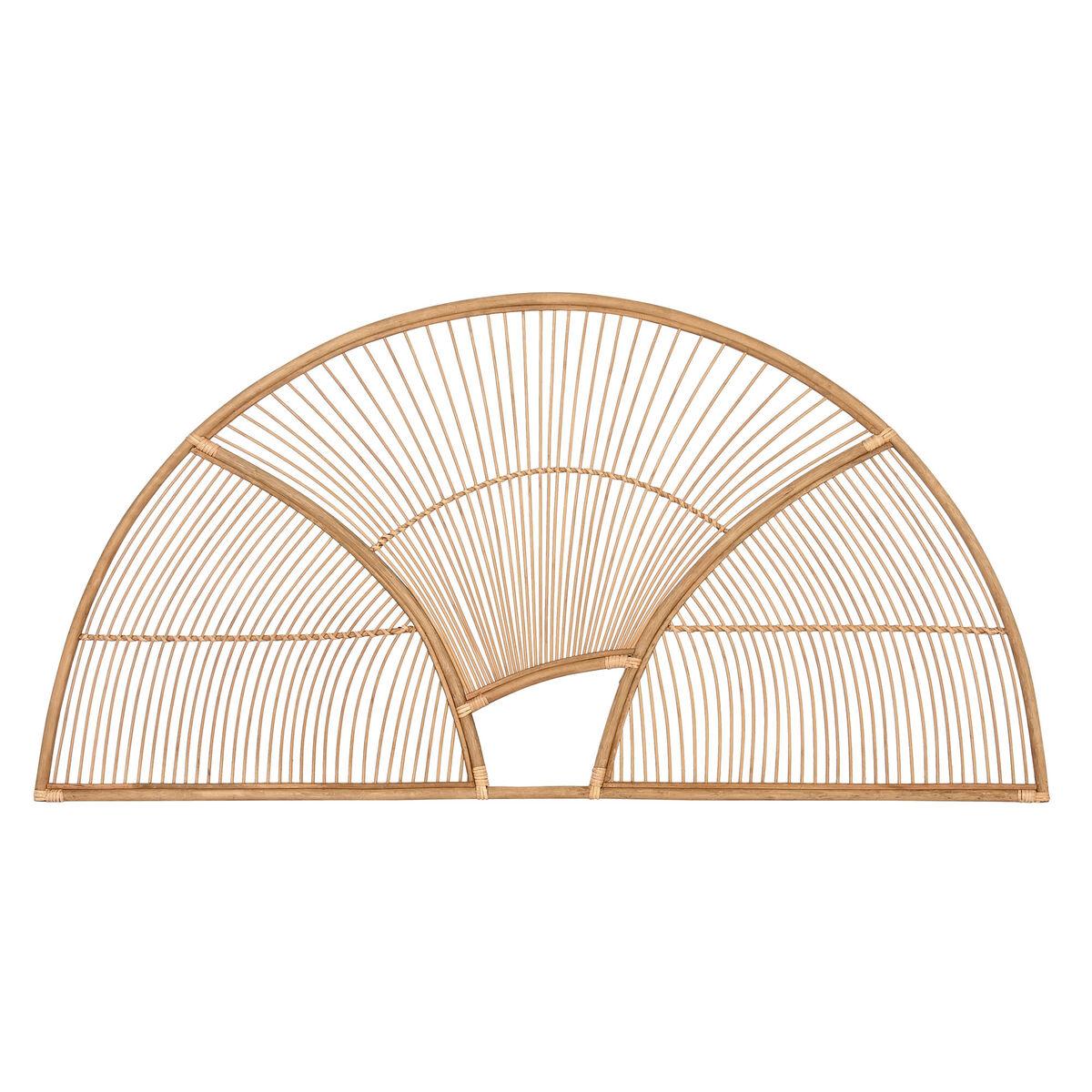 Sengegavl Home ESPRIT Bambus Rattan 160 x 2 x 80 cm