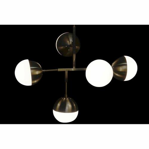 Loftslampe Metal Krystal Gylden (74 x 52 x 168 cm)