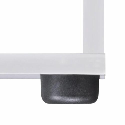 Trappereol/displayreol 142 cm hvid