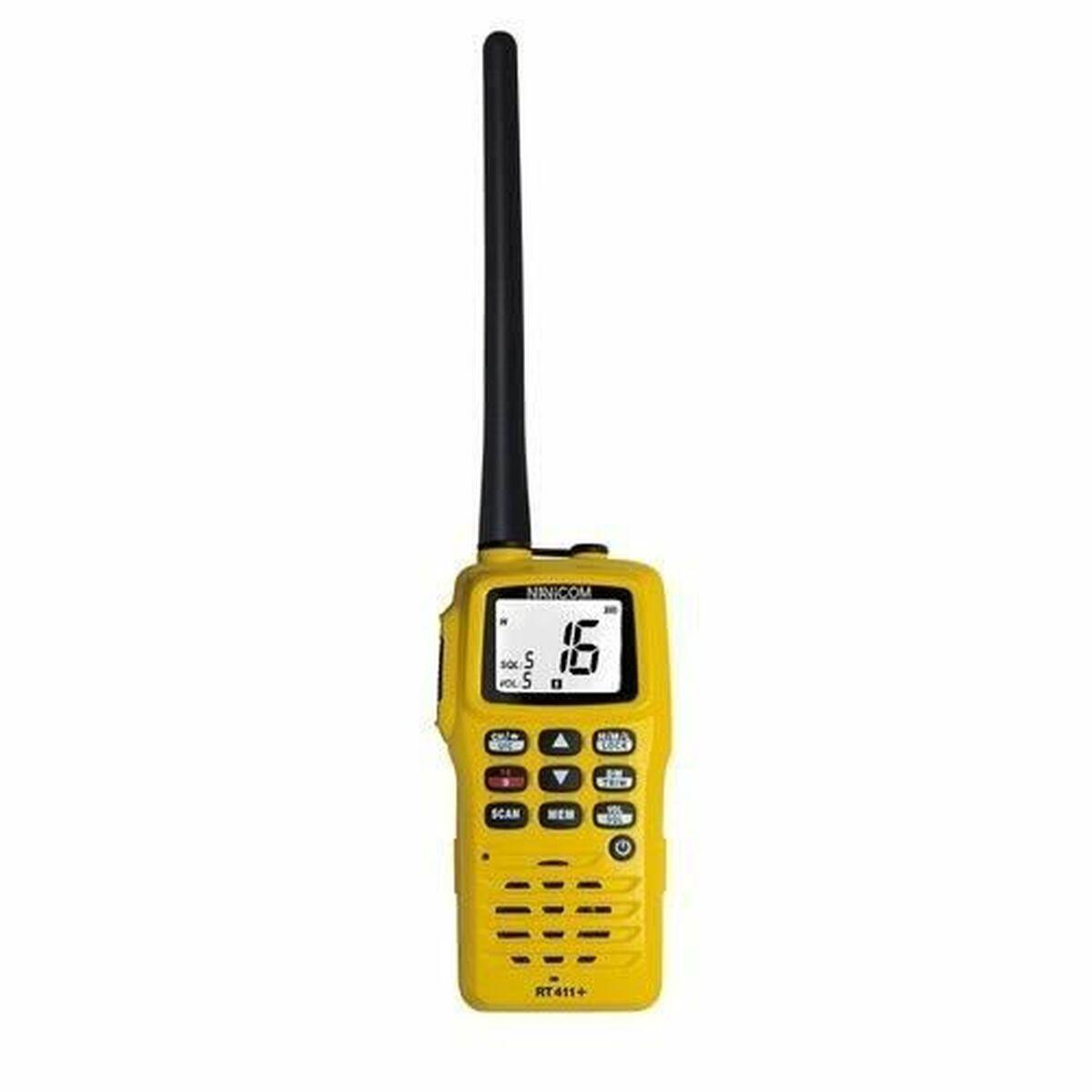 Navicom VHF RT411 IPX6 walkie-talkie - gul