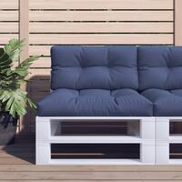 Pallehynde 80x40x12 cm stof marineblå