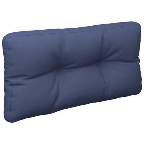 Pallehynde 80x40x12 cm stof marineblå