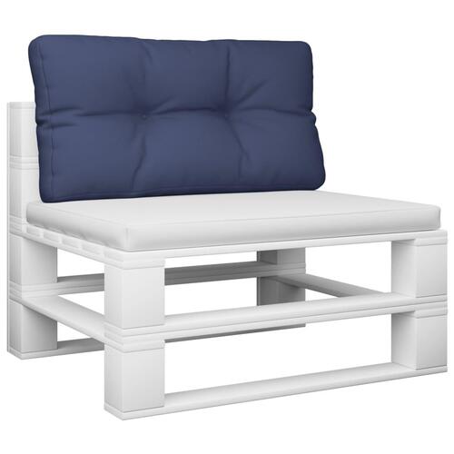 Pallehynde 80x40x12 cm stof marineblå