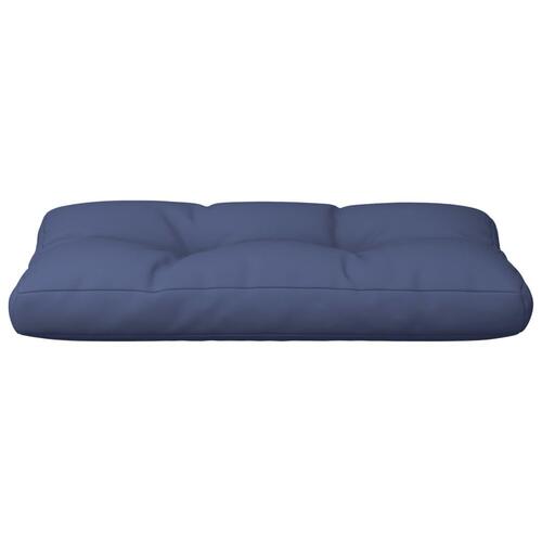 Pallehynde 80x40x12 cm stof marineblå