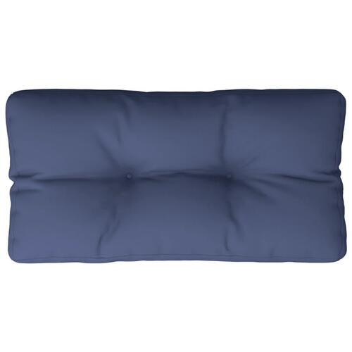 Pallehynde 80x40x12 cm stof marineblå
