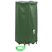 Vandtank med hane sammenfoldelig 380 l PVC