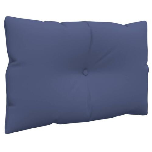 Pallehyndesæt 60x38x13 cm stof Marineblå