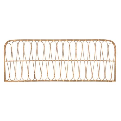 Sengegavl Home ESPRIT Bambus Rattan 160 x 2 x 60 cm