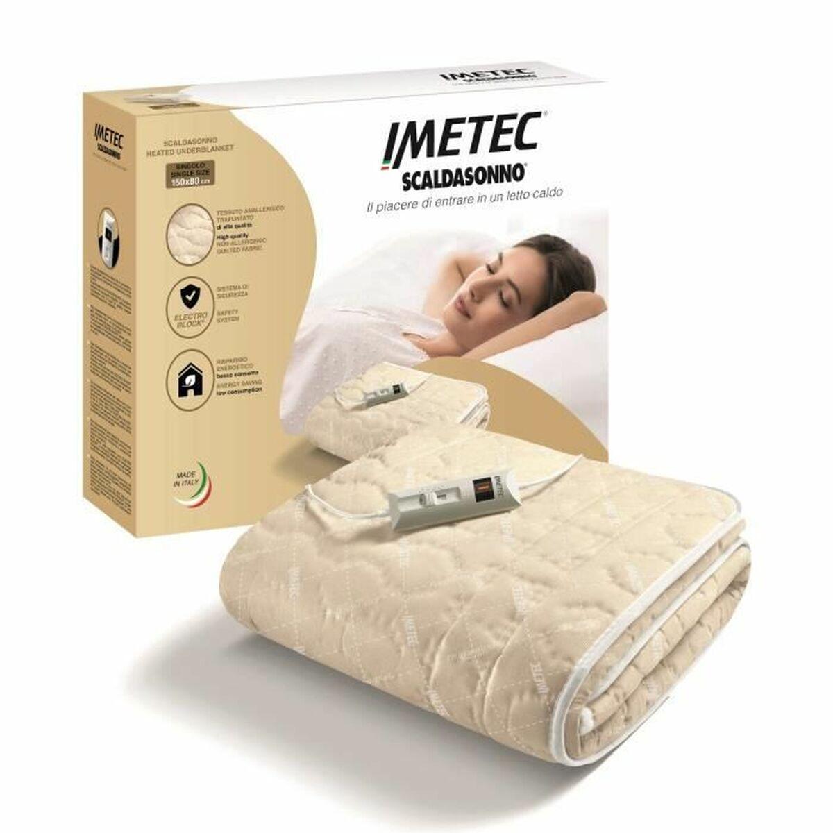 IMETEC elektrisk tæppe 150 × 80 cm - Beige